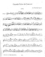 Grande valse de concert : pour la flûte avec accompagnement de piano, op. 14 / par Adolphe Terschak.